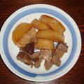 いつものごはん's cooksnap of when they made 圧力鍋で☆牛すじと大根の煮物.