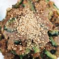 garden34's cooksnap of when they made ＊ゴーヤとひき肉の甘辛炒め＊.