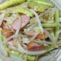ふゆわん25's cooksnap of when they made ウィンナーともやし・きゅうりの和え物.