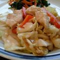 Ra16's cooksnap of when they made キャベツと鶏胸肉のオイスターソース炒め.