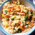 kyokoha's cooksnap of when they made 鮭ムニエルのリメイク炒飯.