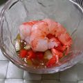 matsutama's cooksnap of when they made 前菜♪エビと帆立パプリカのジュレカップ♡.
