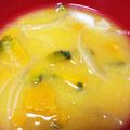 くあん's cooksnap of when they made 味噌汁♪〜玉ねぎ×かぼちゃ〜.