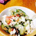 ちーずけぇき☆'s cooksnap of when they made 豆腐と大葉タレの夏野菜たっぷりサラダ.