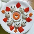さるぱんだ's cooksnap of when they made パンダちゃん＠簡単キャラ弁.