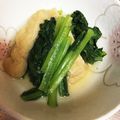 あやり〜's cooksnap of when they made 小松菜と油揚げの煮浸し.