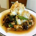 さゆとまみ's cooksnap of when they made なす＆オクラとカリカリ豚のさっぱり和え　.