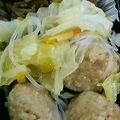 きらり流れ星's cooksnap of when they made 肉団子入りチャプチェ.