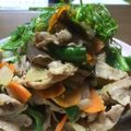 なるこォ's cooksnap of when they made 茄子とﾋﾟｰﾏﾝと豚肉＊º香り味噌炒め.