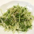 papikun's cooksnap of when they made ポリ袋で簡単❤大根と水菜のナムル❤.