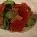 あゆ1234's cooksnap of when they made トマトとキュウリの簡単サラダ.