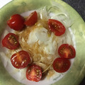 H★ayumama's cooksnap of when they made さっぱり☆新たまねぎとトマトのサラダ.