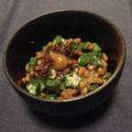 nocochi's cooksnap of when they made オクラ納豆&長芋のゆかり和え♡丼にも♡.