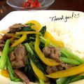 マイポ☆'s cooksnap of when they made 小松菜と豚肉のナンプラー炒めご飯.