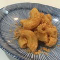 uka310's cooksnap of when they made 離乳食・おやつに。簡単きなこマカロニ.