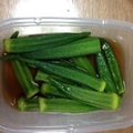 木村さんちのお嫁さん's cooksnap of when they made 丸ままがぶっ、超簡単☆おくらのおひたし.