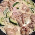 りぴ＊'s cooksnap of when they made 短時間で❁鶏肉とズッキーニのクリーム煮❁.