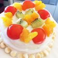 ちいぼうずやんろ's cooksnap of when they made おめでとう☆一歳のお誕生日離乳食ケーキ♪.