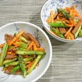 watership's cooksnap of when they made アスパラとソーセージのマヨとオイ炒め.