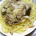 ベイビーキディ's cooksnap of when they made 簡単和風ツナパスタ.