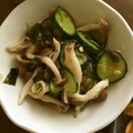 PASTAS's cooksnap of when they made さっぱり♪きゅうりとキノコの梅和え.