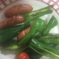 komasan♪'s cooksnap of when they made 我が家の朝食定番☆ウインナーピーマン炒め.