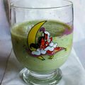 らびのゆうママ's cooksnap of when they made バナナと小松菜ときゅうりのスムージー.