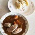 ぺろてん's cooksnap of when they made *チェコスロバキア。茹でパンでシチュー*.