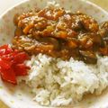 由芽15's cooksnap of when they made なすとトマトのひき肉カレー.