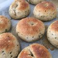 まいうぅ's cooksnap of when they made ☆*｡大葉とごまの和風ベーグル☆*｡.