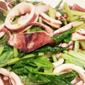 curisupin's cooksnap of when they made 簡単！ウマイ！　イカと小松菜の炒め物.