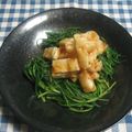 りーまーのんのん's cooksnap of when they made 簡単（＾－＾）おかひじき.