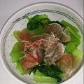 やしゅう's cooksnap of when they made ✿青梗菜と生ハムのナムル✿.