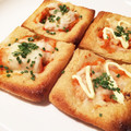 なつめタロー's cooksnap of when they made 鮭マヨ&キムチの簡単 油揚げピザ.