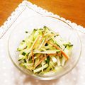 とこきち's cooksnap of when they made 大根きゅうり茗荷のマリネ風サラダ.