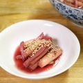 mori2093's cooksnap of when they made すこ　ずいきの甘酢あえ　福井の味.