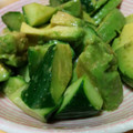 まぃまいちゃん's cooksnap of when they made きゅうりとアボカドのわさび醤油和え.
