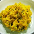kーana's cooksnap of when they made 簡単☆アツアツかぼちゃのホットサラダ☆.