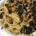 ちやま0724's cooksnap of when they made 簡単☆たたき梅と納豆のパスタ.