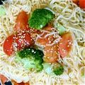 マスカル12's cooksnap of when they made トマトオイスター焼きそば.