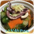 まゆちゃろ's cooksnap of when they made いかときゅうりの酢の物.