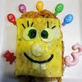 つーやんやん's cooksnap of when they made キャラ弁♥スポンジボブの作り方.
