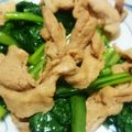 Qw_'s cooksnap of when they made 家のスタミナ食！豚バラと小松菜の簡単炒め.