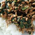さぁ★たぁ★'s cooksnap of when they made モロヘイヤ肉味噌.