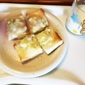 かじりっこ's cooksnap of when they made 香ばしゴマ油のしらすチーズトースト☆.