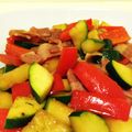 vivapez's cooksnap of when they made ズッキーニ＆ベーコン炒め.