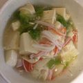 yunatan1211's cooksnap of when they made 白菜と豆腐のかまぼこあんかけ.
