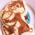 suta”'s cooksnap of when they made レンジで簡単お絵かきパンケーキアート.
