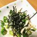 ニャゴママ's cooksnap of when they made ネバネバサラダ（わさびドレッシングで）.