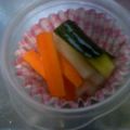 げじまゆ012's cooksnap of when they made ゆず大根風♪三色野菜の甘酢漬け.